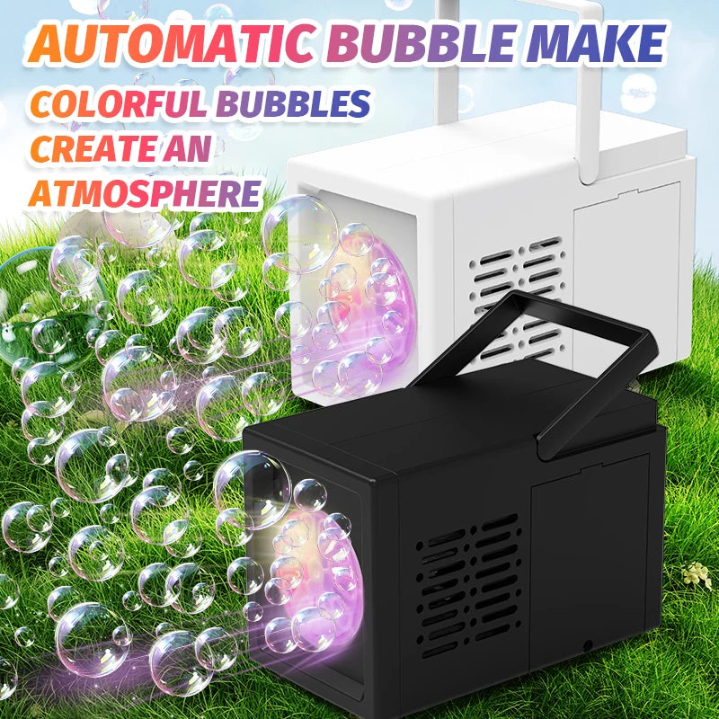 ✨ 10-Hole Automatic Bubble Gun | Handheld Electric Bubble Maker 🫧