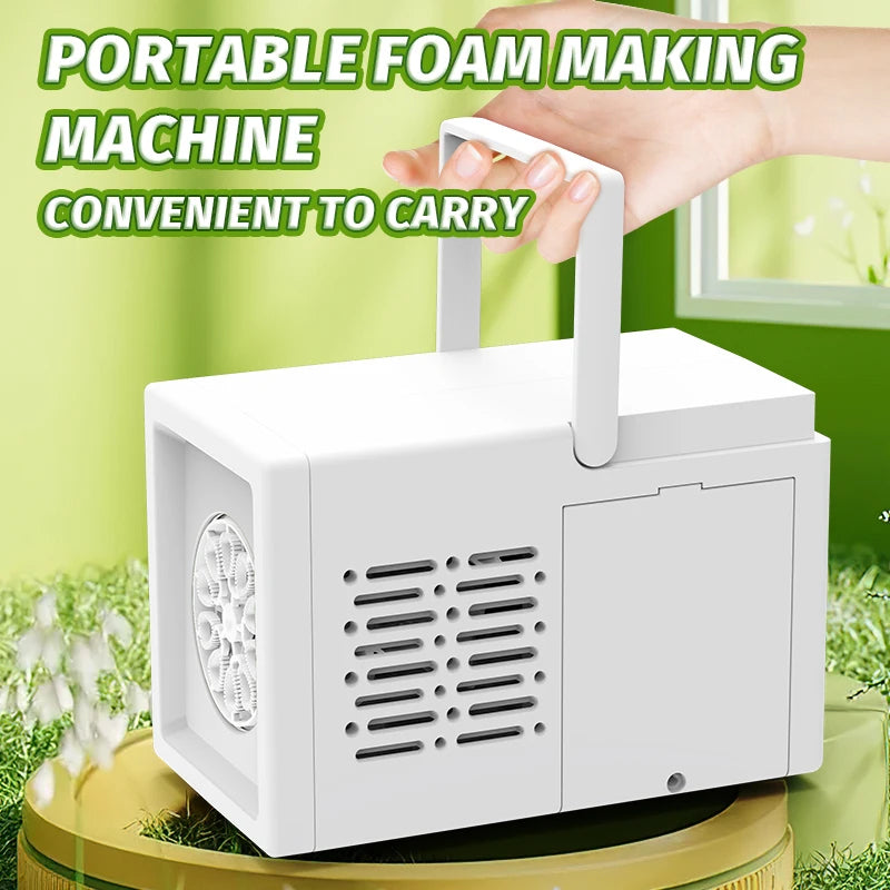 ✨ 10-Hole Automatic Bubble Gun | Handheld Electric Bubble Maker 🫧
