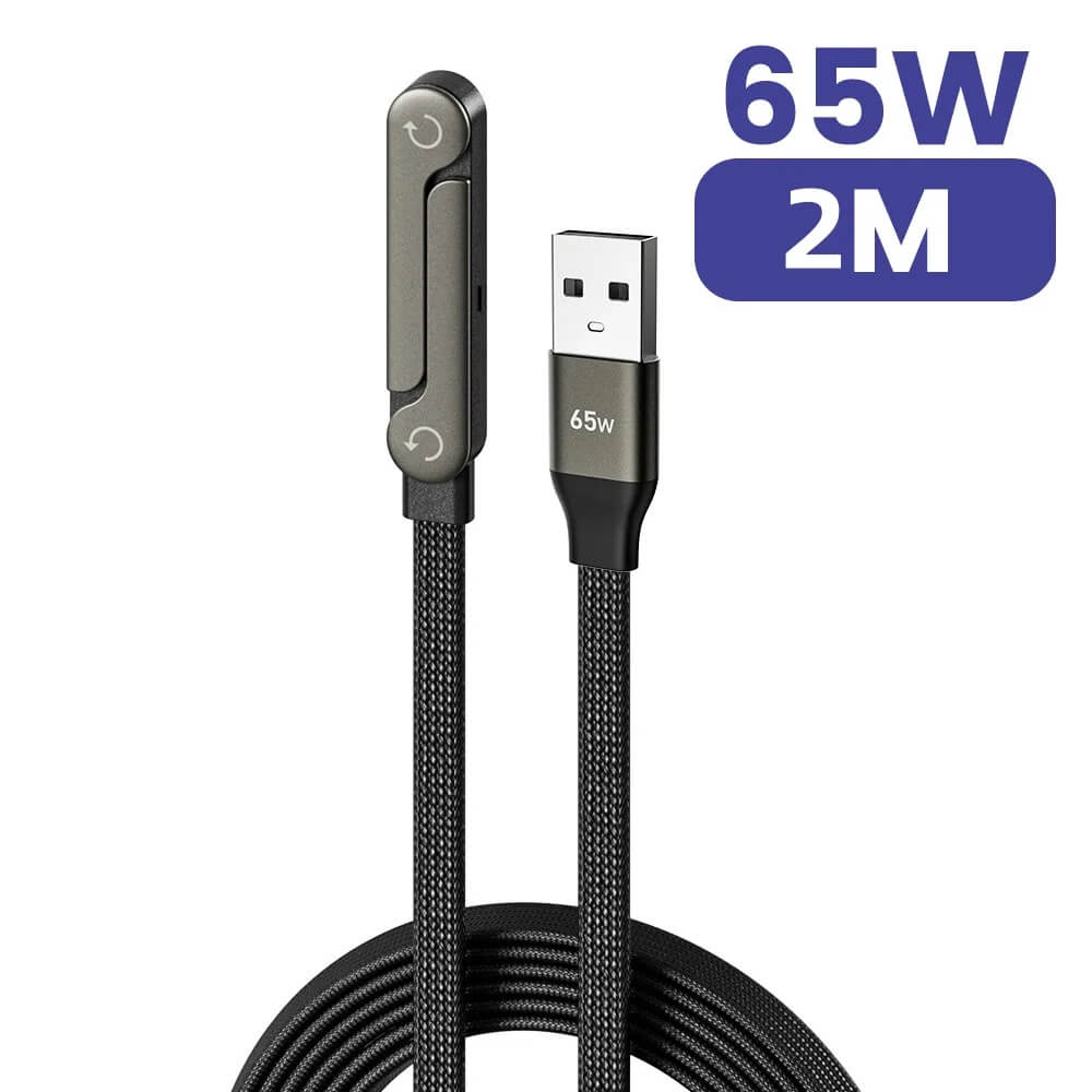 2-in-1 Invisible Foldable Stand & 240W Fast Charging Cable