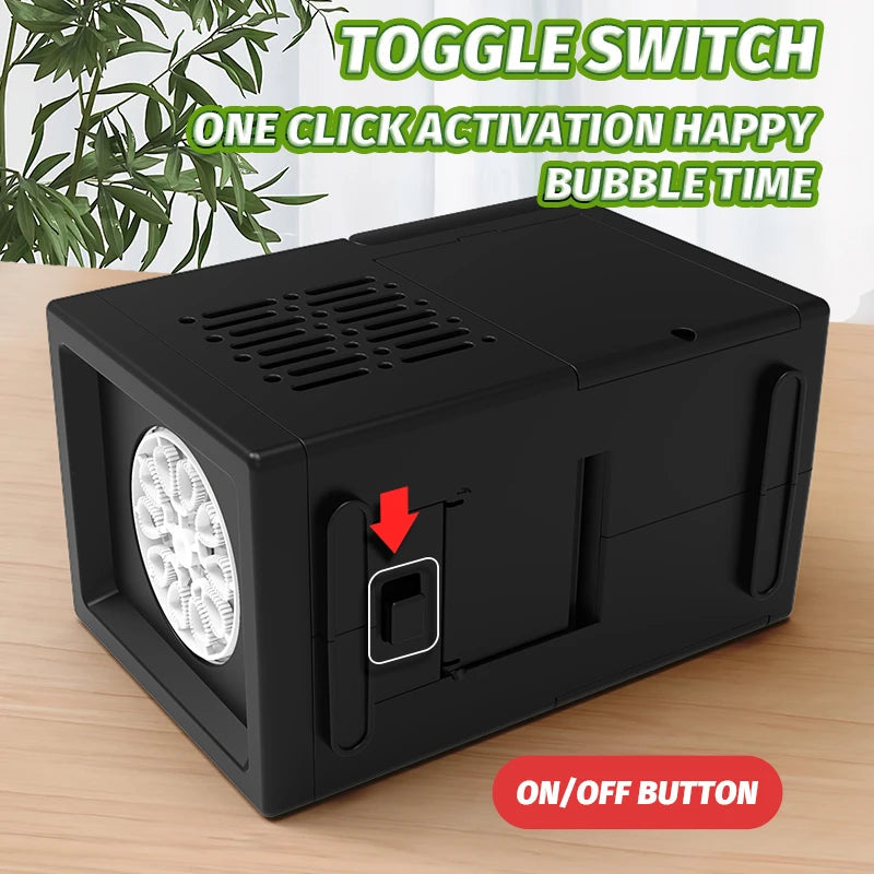 ✨ 10-Hole Automatic Bubble Gun | Handheld Electric Bubble Maker 🫧