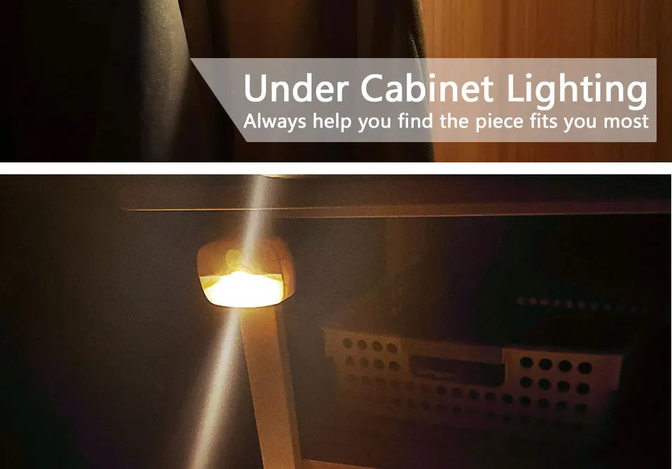 PIR Motion Sensor LED Night Light for Cabinet, Closet & Stairs