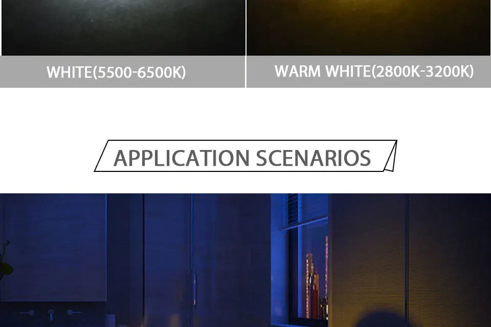 PIR Motion Sensor LED Night Light for Under Cabinet, Closet, Stairs & Bedroom