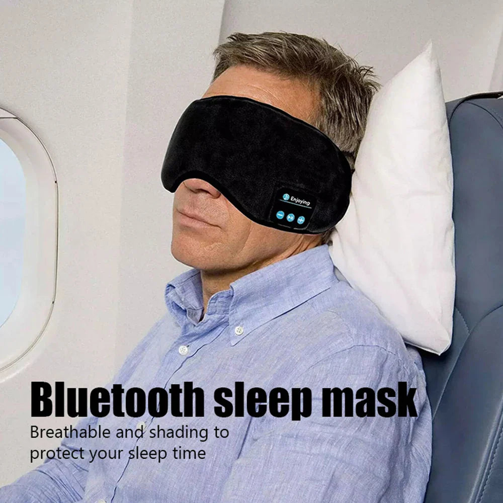 Bluetooth Sleep Headband Headphones with Wireless Eye Mask for Sports & Travel
