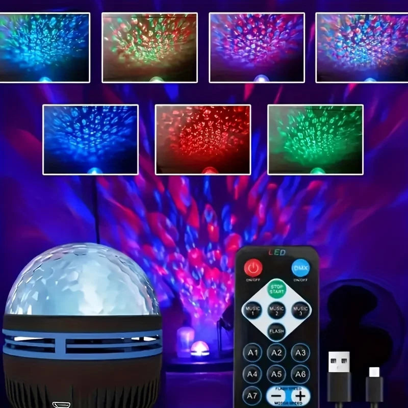 LED Starry Night Sky Aurora Galaxy Projector Light with Remote Control