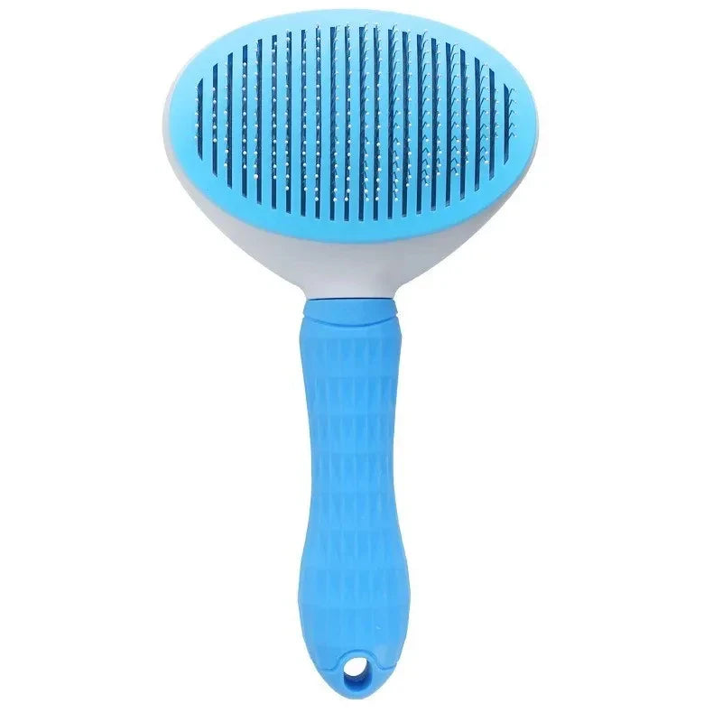 Self-Cleaning Pet Grooming Brush for Dogs & Cats Hair Removal