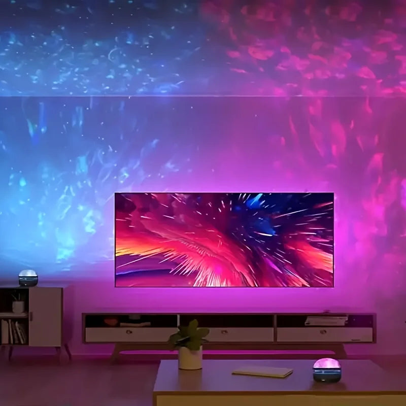 LED Starry Night Sky Aurora Galaxy Projector Light with Remote Control