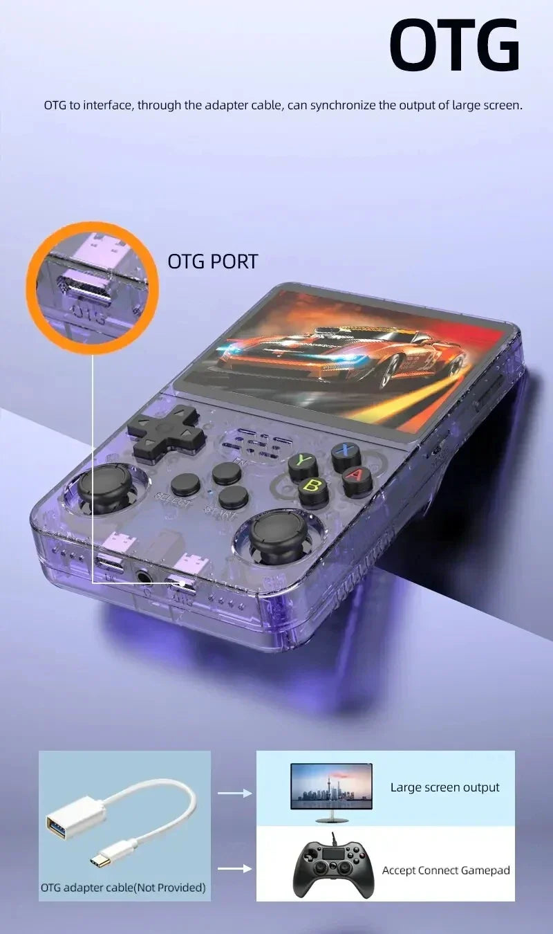R36S Retro Handheld Game Console with 3.5-Inch IPS Screen Linux System