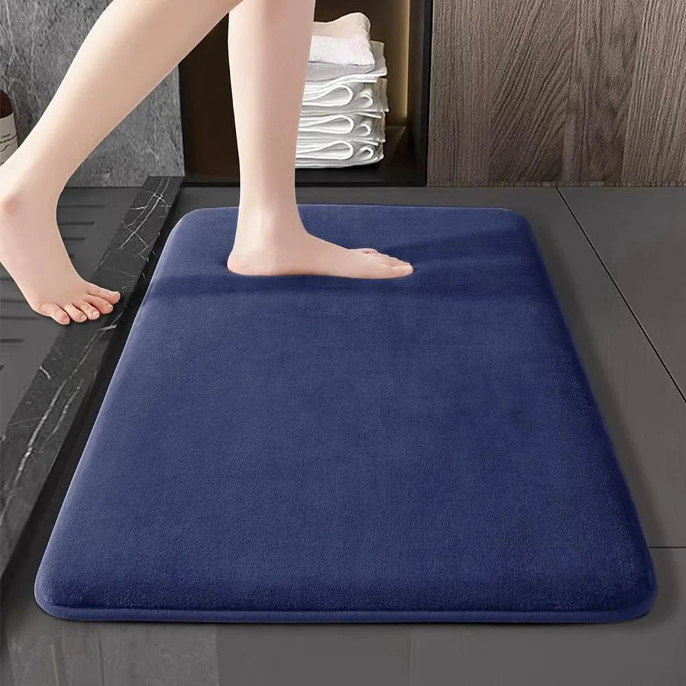 Super Absorbent Coral Velvet Anti-Slip Bath Mat