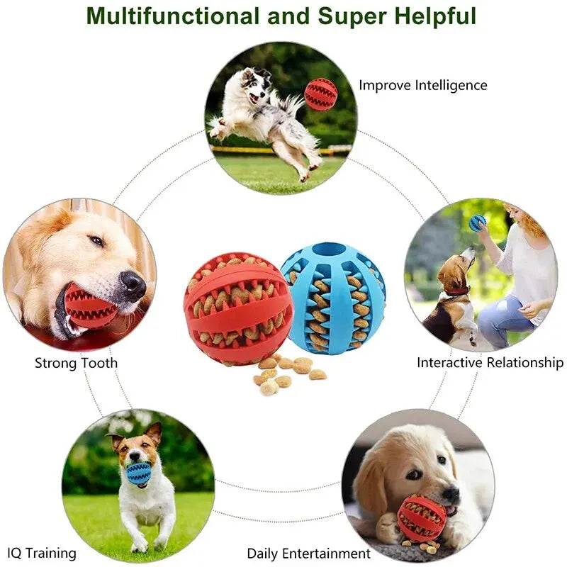 # Interactive Treat Dispensing Chew Ball Dog Toy for Puppies & Small Dogs 🐶🎾