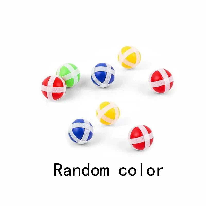 Kids Sticky Ball Target Toss Game Indoor Montessori Dart Board Toy