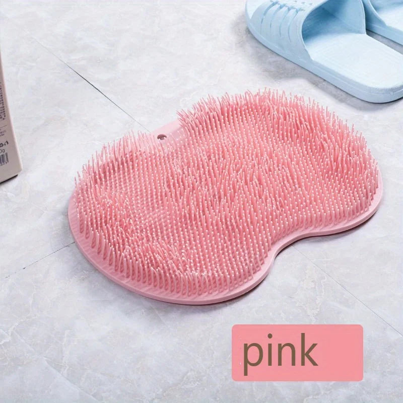 Exfoliating Foot Brush & Back Scrubber with Anti-Slip Suction Cups