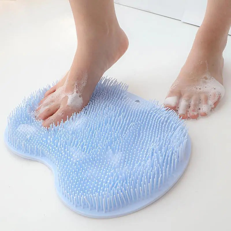 Exfoliating Foot Brush & Back Scrubber with Anti-Slip Suction Cups