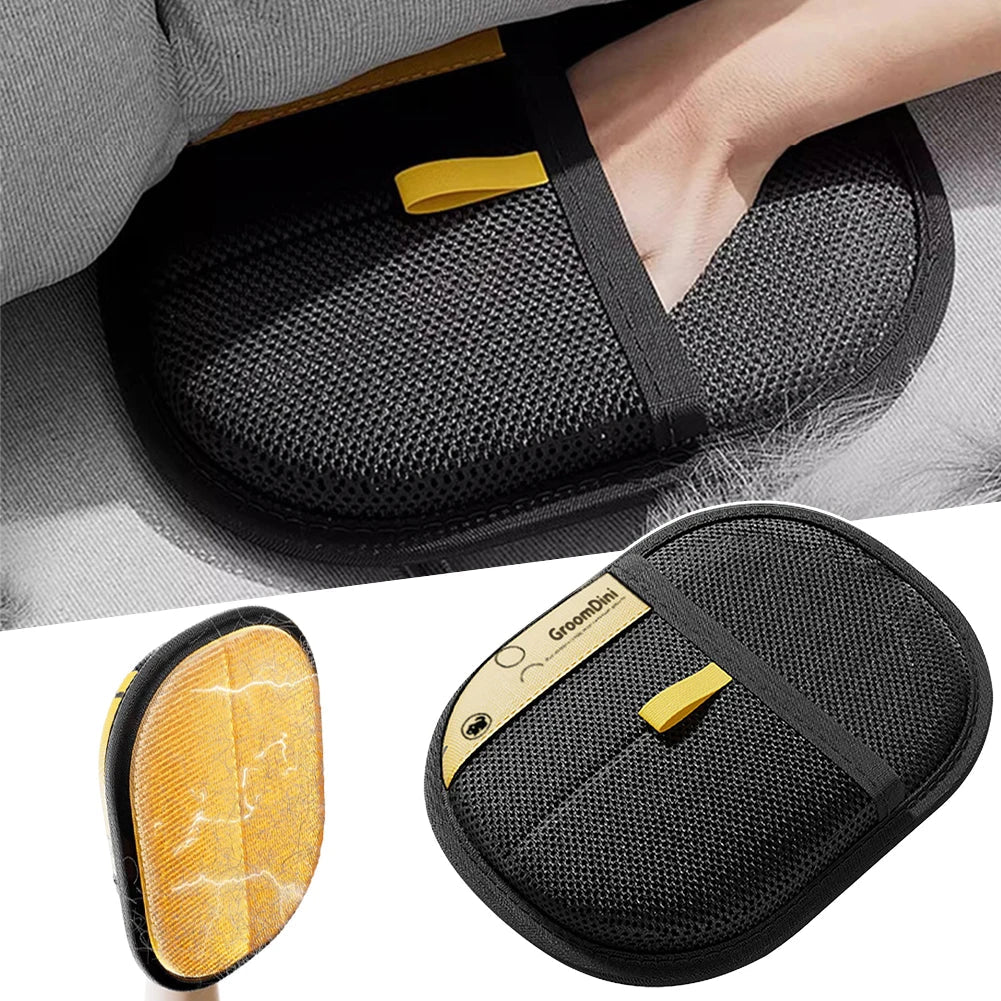 Pet Grooming Gloves - Hair Remover & Fur Catcher for Cats & Dogs | Electrostatic Brush for Sofa & Furniture (1/2/3 Pack)