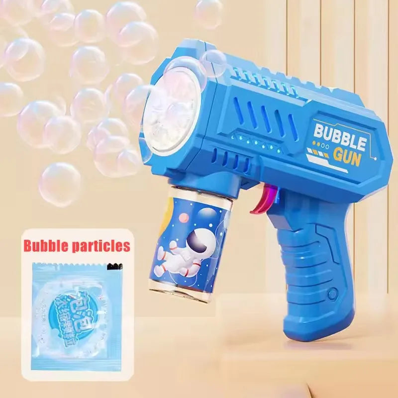🚀 Fully Automatic Rocket Bubble Gun | Outdoor Bubble Blower Machine ✨