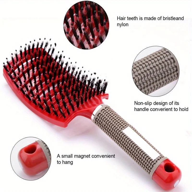 Magic Scalp Massage Detangling Hair Brush for Wet & Curly Hair