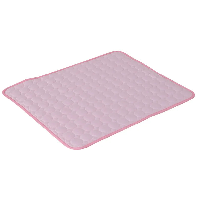 Cooling Pet Mat for Dogs & Cats, Summer Cold Bed Pad, Washable Non Slip Pet Sleeping Mat