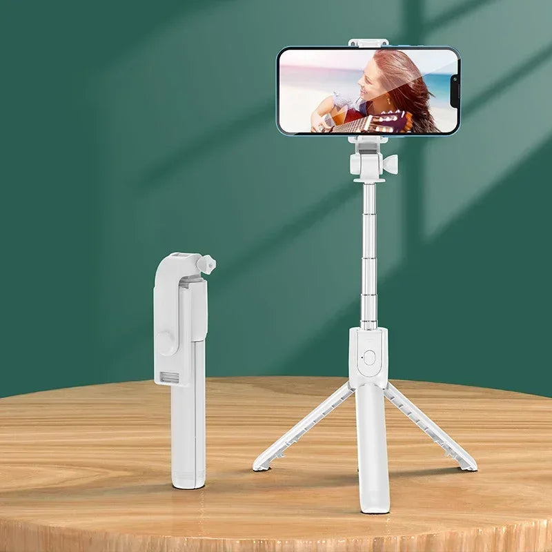 3-in-1 Extendable Bluetooth Selfie Stick Tripod with Wireless Remote for Smartphones