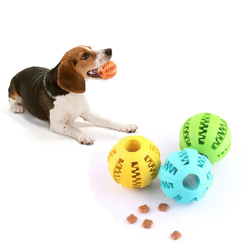 Interactive Dog Treat Feeder Chew Ball Toy