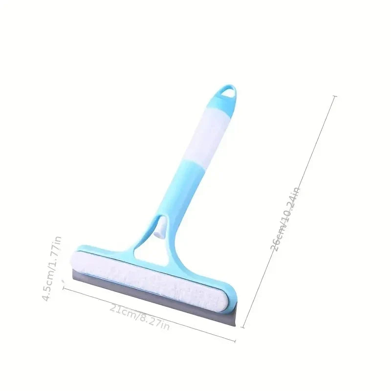 3-in-1 Window & Mirror Cleaning Spray Squeegee with Water Bottle
