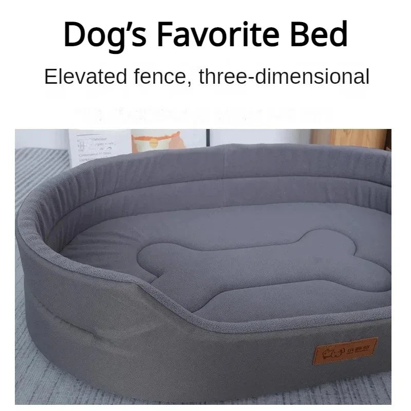 Fluffy Winter Dog Cushion Bed Sofa for Small Medium Large Dogs & Cats Soft Pet Mat Blanket