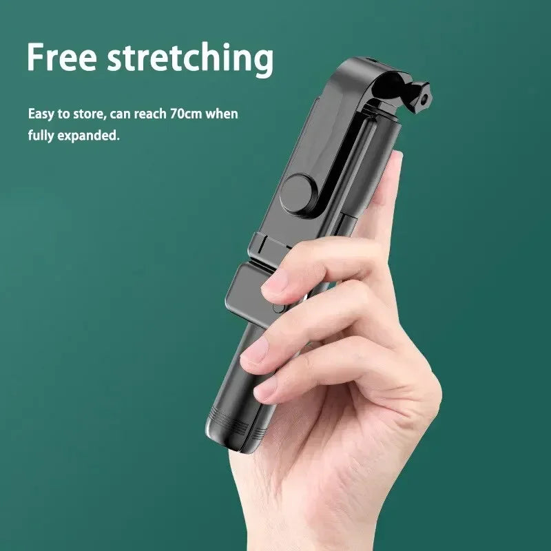 3-in-1 Extendable Bluetooth Selfie Stick Tripod with Wireless Remote for Smartphones
