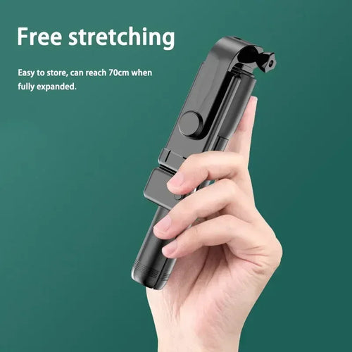 3-in-1 Extendable Bluetooth Selfie Stick Tripod with Wireless Remote for Smartphones