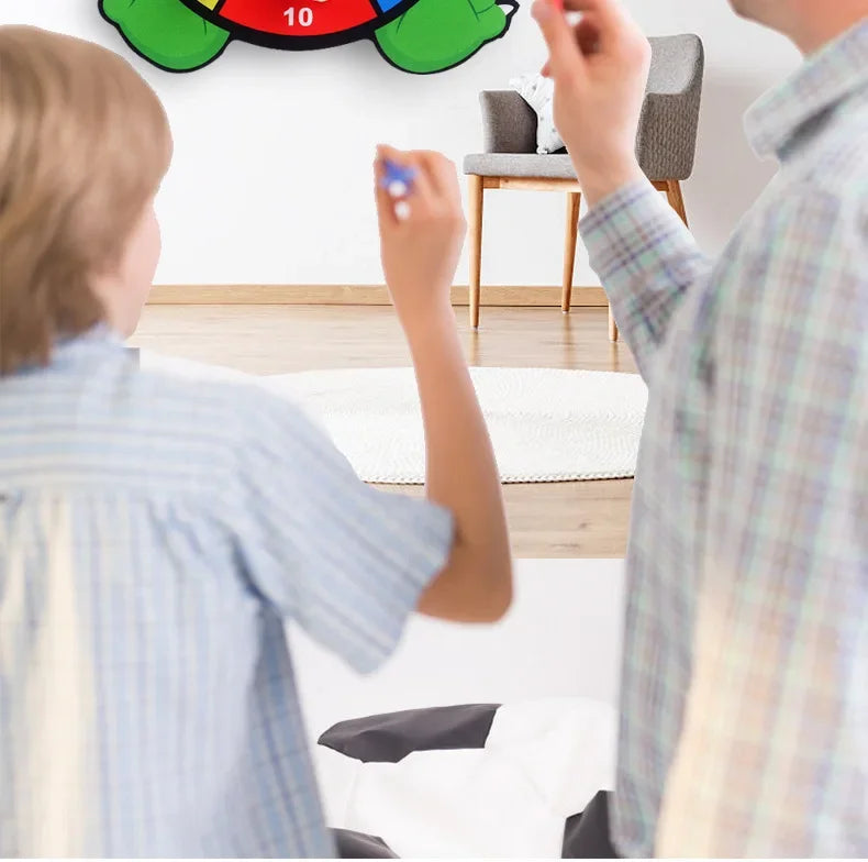 Kids Sticky Ball Target Toss Game Indoor Montessori Dart Board Toy