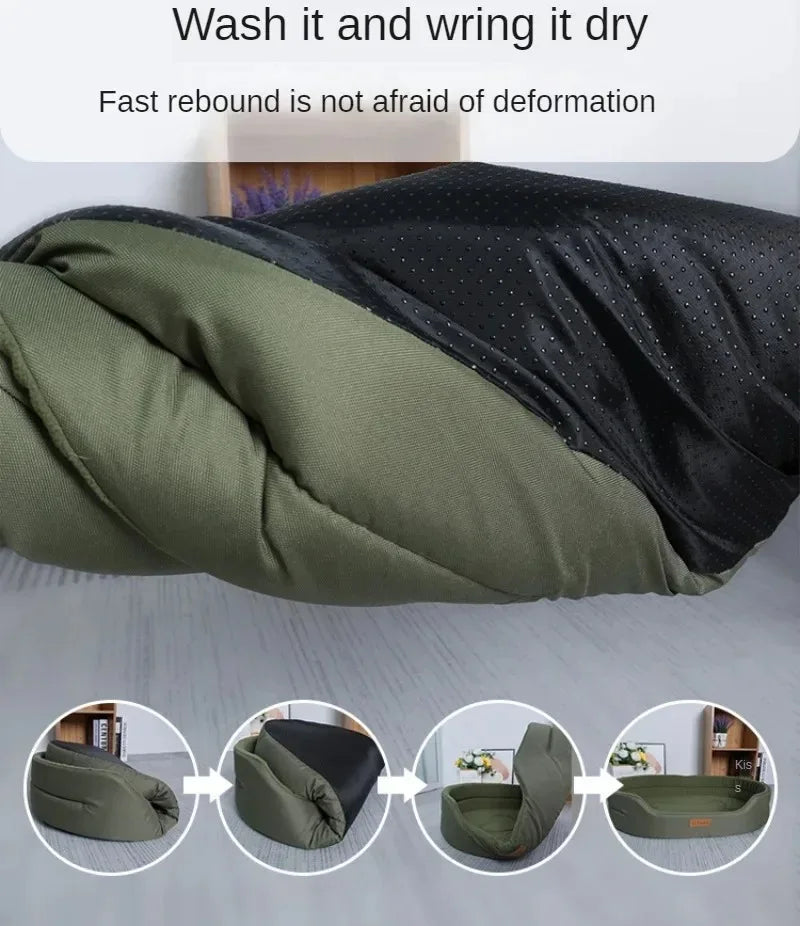 Fluffy Winter Dog Cushion Bed Sofa for Small Medium Large Dogs & Cats Soft Pet Mat Blanket