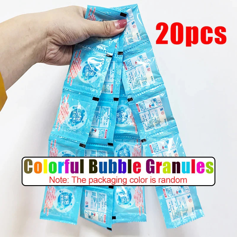 Automatic Rocket Bubble Blower Toy with Bubble Liquid for Kids