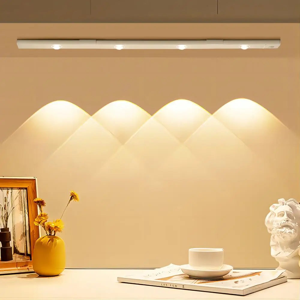 Cabinet Light USB Rechargeable Motion Sensor Ultra-Thin Night Light for Kitchen Wardrobe Cabinet | 20CM / 30CM / 40CM / 50CM LED Strip Light
