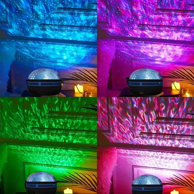 LED Starry Night Sky Aurora Galaxy Projector Light with Remote Control