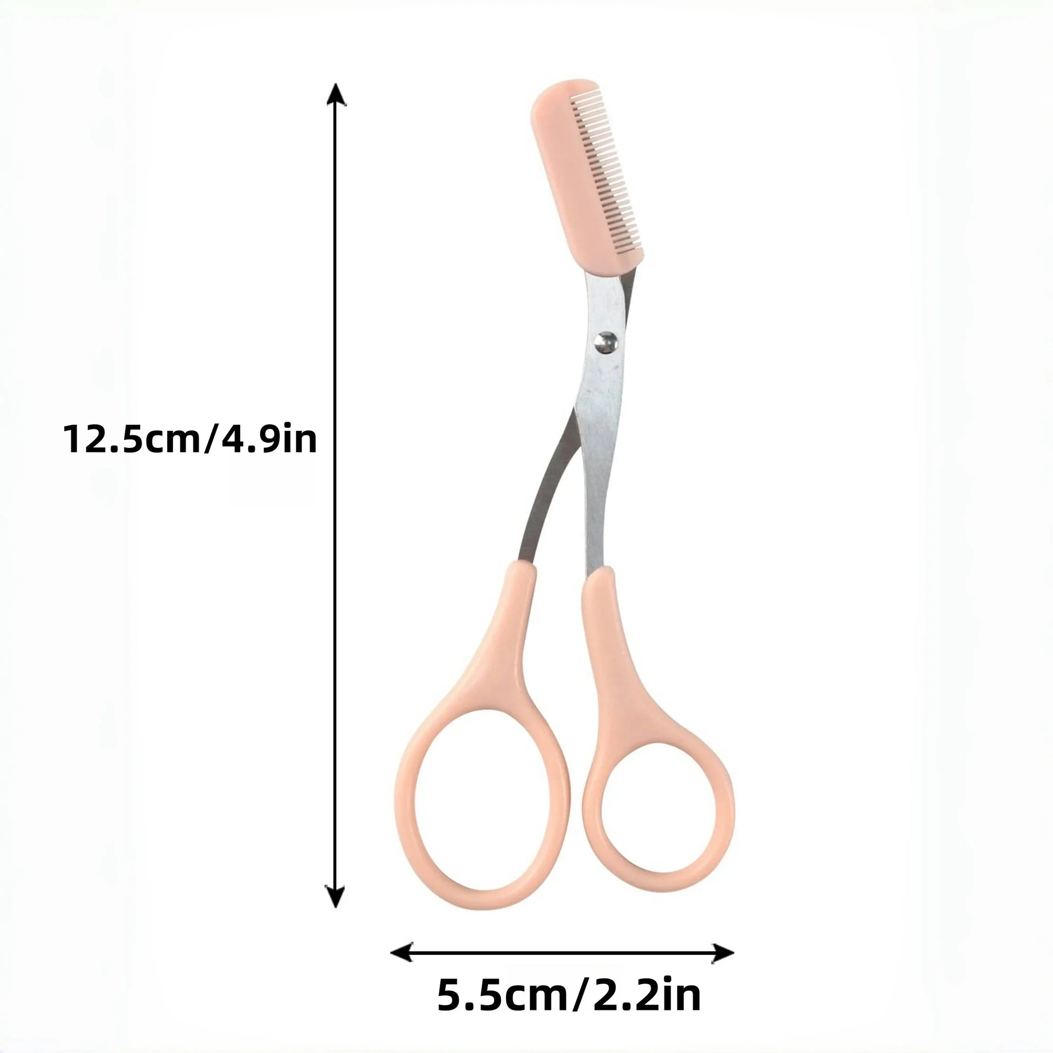 Stainless Steel Eyebrow Razor Scissor Trimmer for Beginners
