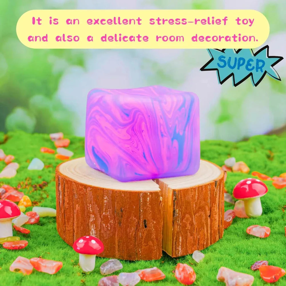 Soft Ice Ball Gel Fidget Toy - Needoh Cube Anti-Stress Sensory Toy