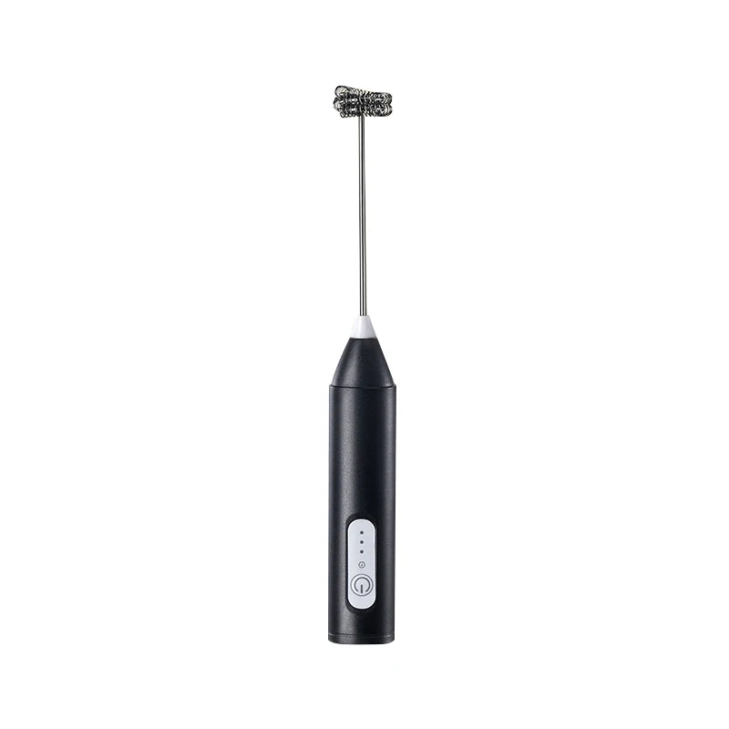 USB Rechargeable 3-Speed Handheld Milk Frother, Egg Beater & Drink Mixer for Coffee, Latte and Espresso