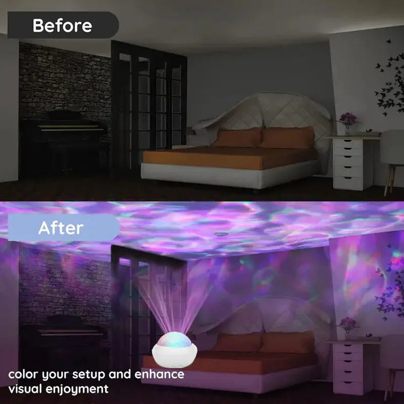 Northern Lights RGB Aurora Galaxy Projector Night Light with Remote Control