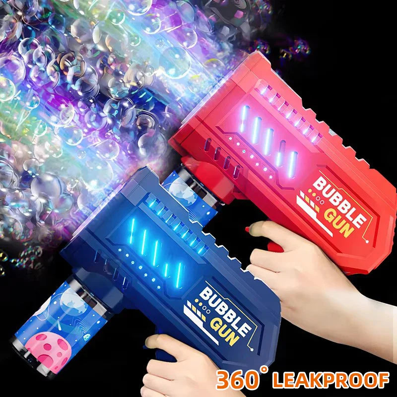 🚀 Fully Automatic Rocket Bubble Gun | Outdoor Bubble Blower Machine ✨
