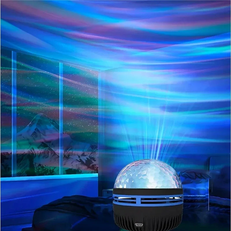 LED Starry Night Sky Aurora Galaxy Projector Light with Remote Control