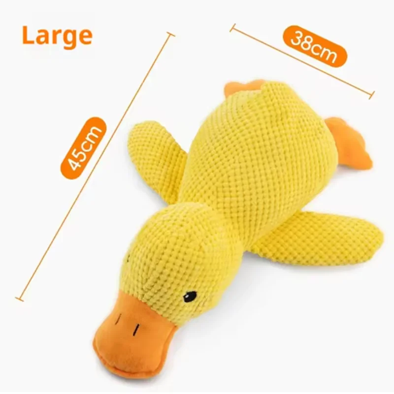 Interactive Plush Stomping Duck Dog Toy for Chewing & Play