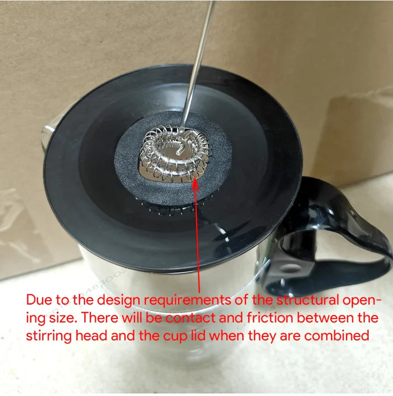 USB Rechargeable 3-Speed Handheld Milk Frother & Egg Beater