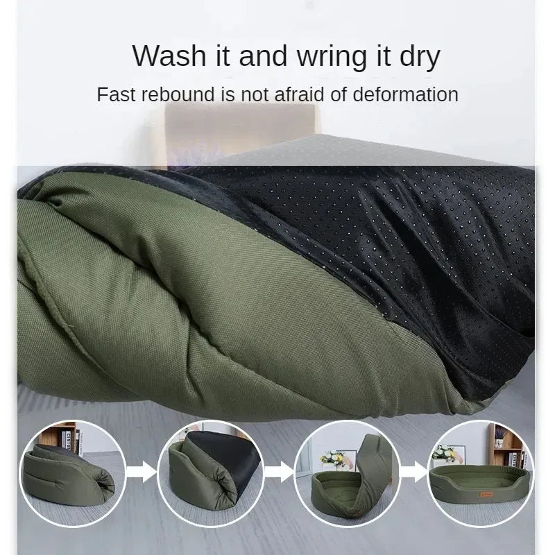 Fluffy Winter Dog Cushion Bed Sofa for Small Medium Large Dogs & Cats Soft Pet Mat Blanket