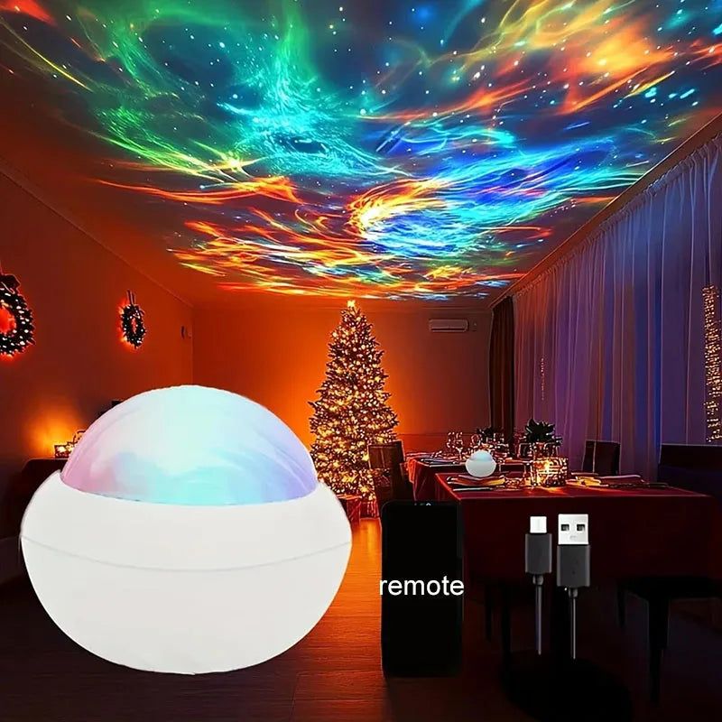 Northern Lights RGB Aurora Galaxy Projector Night Light with Remote Control