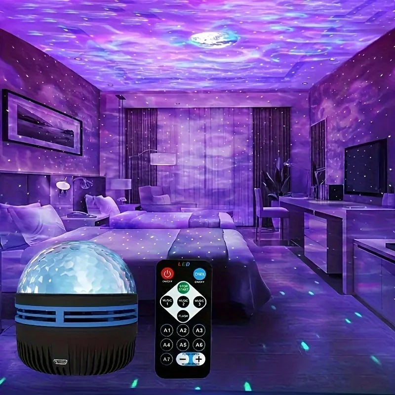 LED Northern Lights Star Projector with Remote