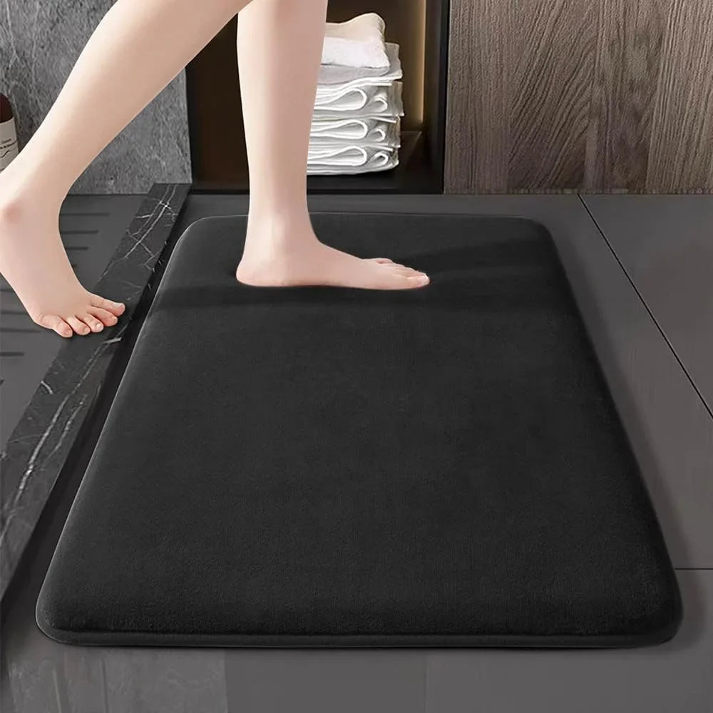 Super Absorbent Coral Velvet Anti-Slip Bath Mat