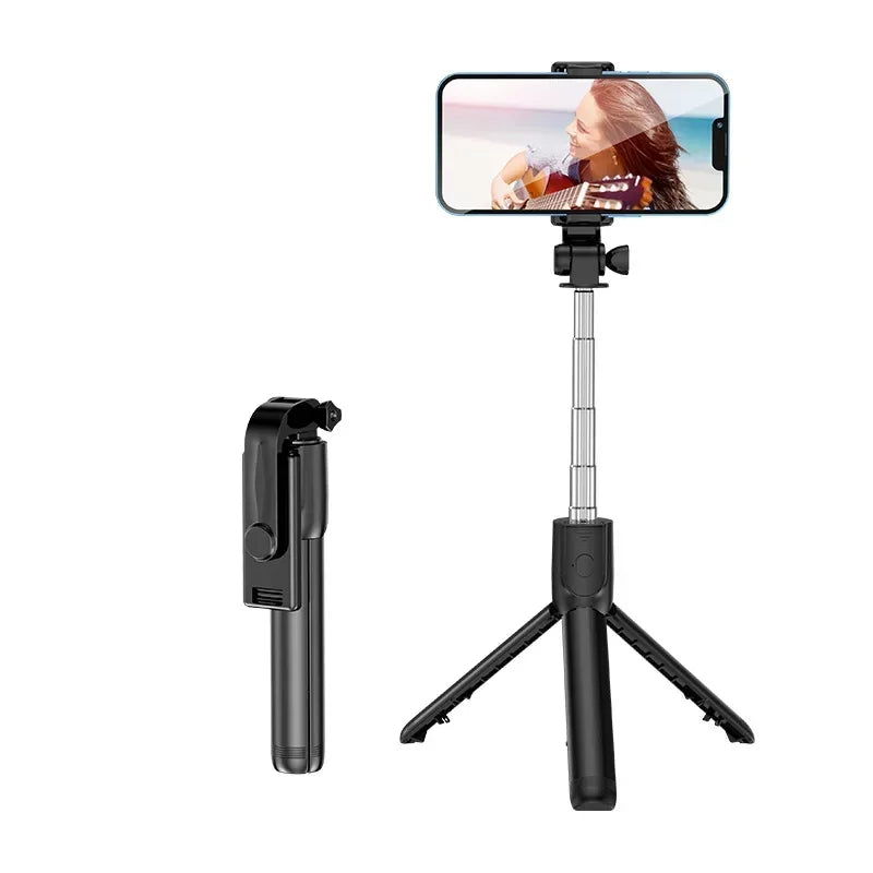 3-in-1 Extendable Bluetooth Selfie Stick Tripod with Wireless Remote for Smartphones