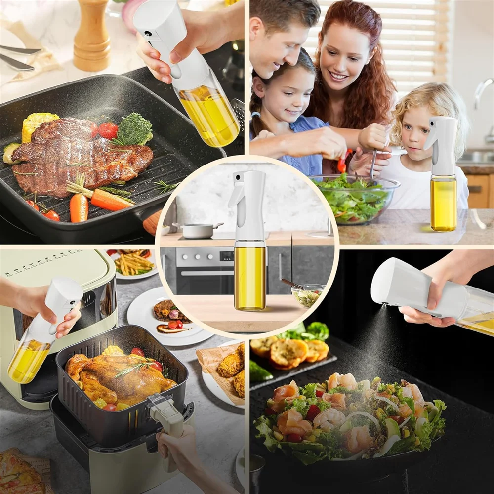 Reusable Olive Oil Sprayer Bottle for Cooking, Salad, Air Fryer & Vinegar