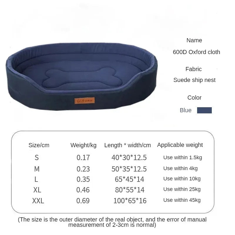 Fluffy Winter Dog Cushion Bed Sofa for Small Medium Large Dogs & Cats Soft Pet Mat Blanket
