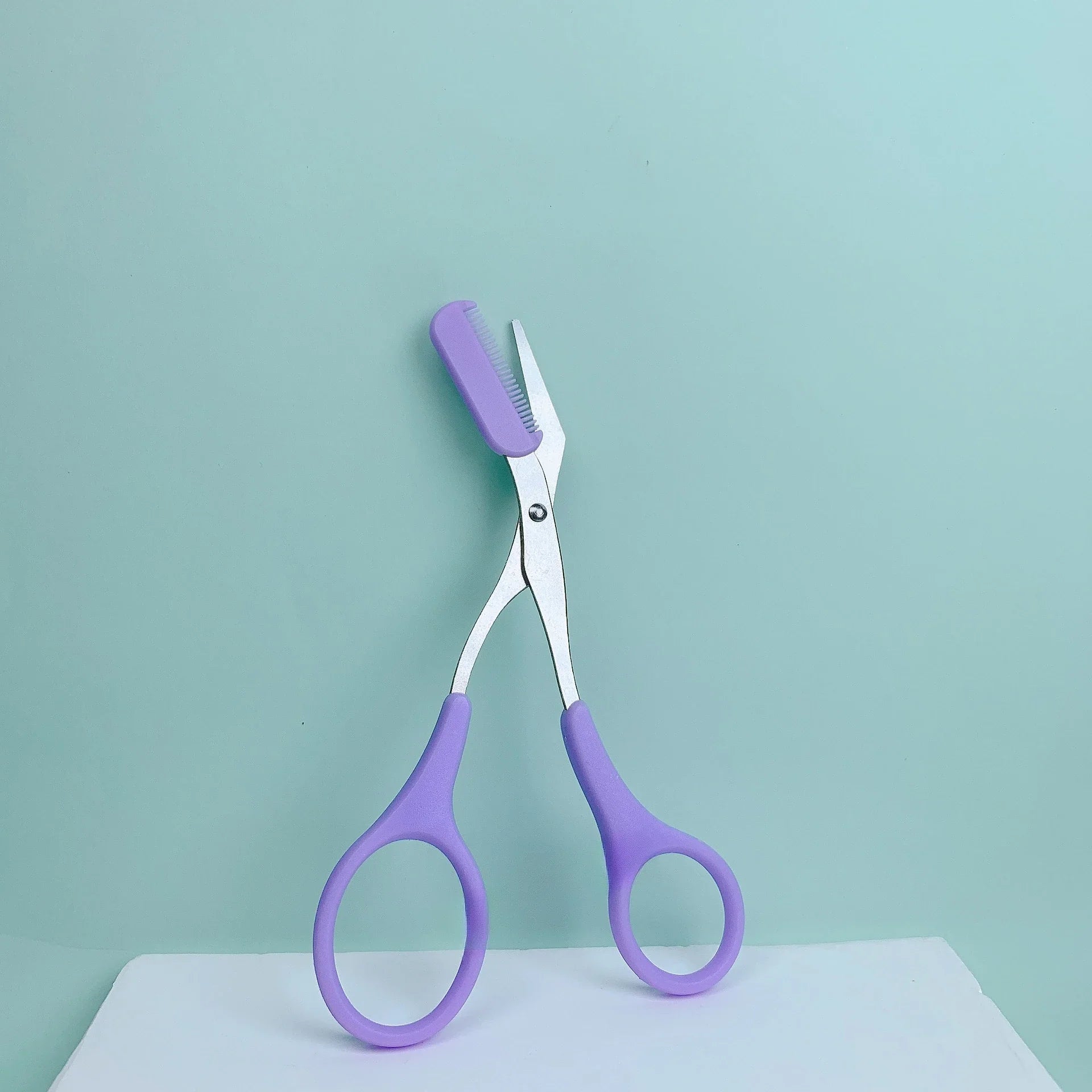 Stainless Steel Eyebrow Razor Scissor Trimmer for Beginners