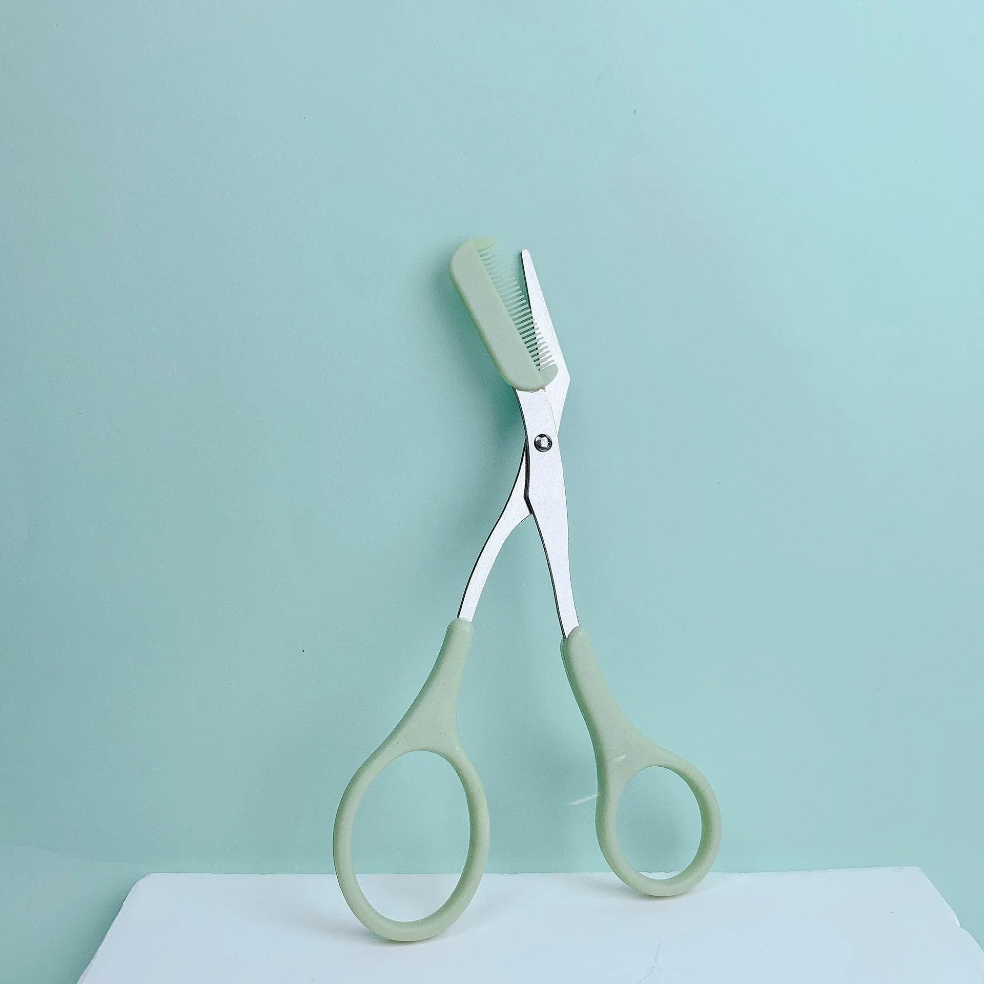 Stainless Steel Eyebrow Razor Scissor Trimmer for Beginners