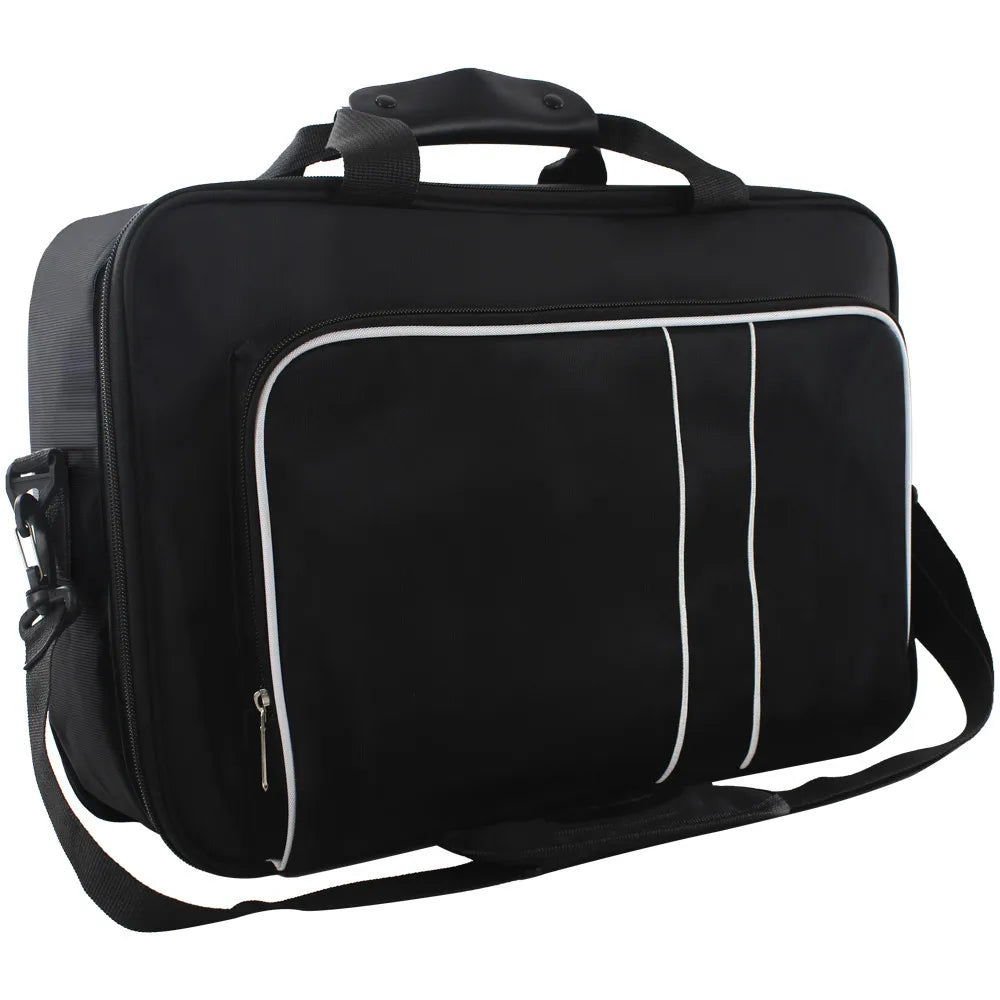 PS5 Travel Case Protective Bag for PS5 Console Disc/Digital Edition with Controllers, Game Cards & Headset Organizer