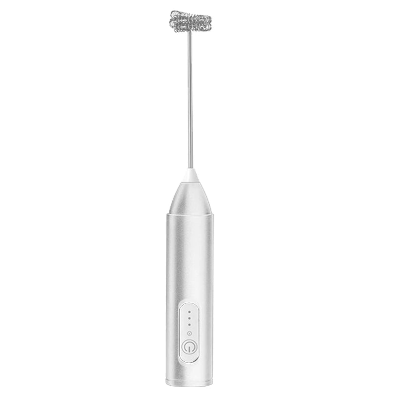 USB Rechargeable 3-Speed Handheld Milk Frother, Egg Beater & Drink Mixer for Coffee, Latte and Espresso